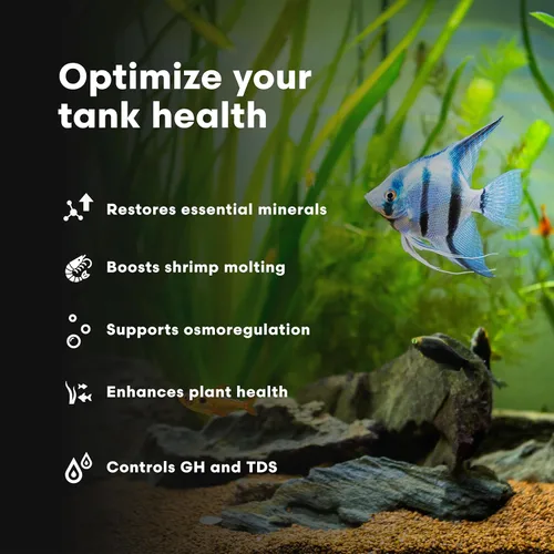 Miniatura 4 de Brightwell Aquatics Caridina GH+ Suplemento mineral restaura el sodio de calcio, magnesio y potasio en agua suave RO/DI para la cría de camarones