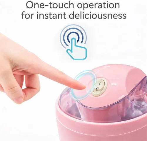 Miniatura 3 de Pequeña máquina para hacer helados, hace una sola porción de gelato, yogur congelado, sorbete y más postres de bricolaje con un solo toque en solo