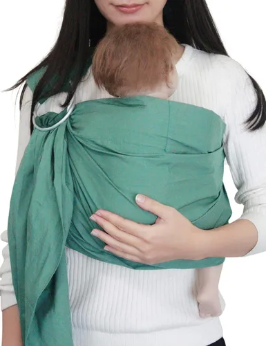 Miniatura 15 de Portabebés de algodón suave, portabebés de algodón suave para recién nacidos a niños pequeños, portabebés para padres de talla grande, regalo