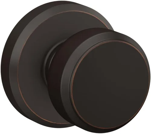 Miniatura 29 de SCHLAGE F51A BWE 622 - Pomo de puerta Bowery, cerradura de entrada con llave, color negro mate Mate negro