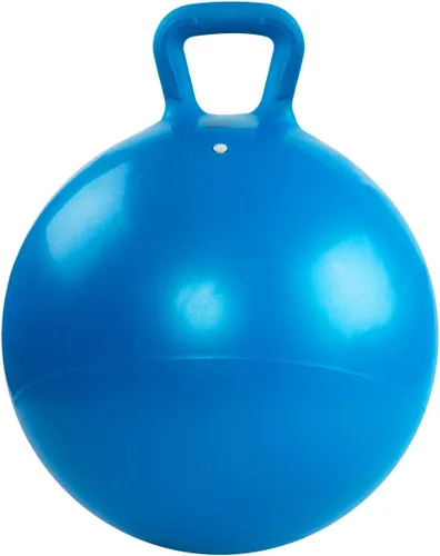 Miniatura 8 de Pelota Hopper, pelota saltarina con asas, juguetes Hoppity Hop de 20 pulgadas, juguetes para sentarse y rebotar para niños y niñas Sonrisa azul