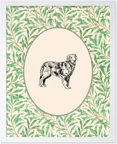 Miniatura 54 de Poster Master Póster Vintage de Cocker Spaniel Inglés - Impronta Retro de Perro - Arte Floral - Arte de Cachorros - Arte para Amantes de Animales