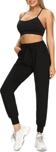 Miniatura 5 de FULLSOFT pantalones deportivos con bolsillos para mujer, para descansar, practicar yoga, entrenar y correr