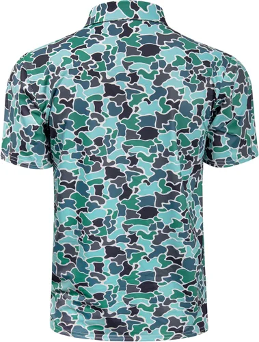 Miniatura 169 de TAPULCO Camisetas tipo polo de secado rápido para hombre, diseño de camuflaje, atléticas, ligeras, transpirables, casuales, para golf
