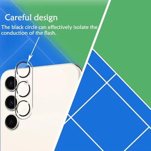 Miniatura 4 de BIGFACE Protector de pantalla de vidrio templado con privacidad para Galaxy S23 + protector de lente de cámara [2 + 2 unidades] [antiarañazos]