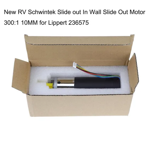 Miniatura 4 de 236575 Motor deslizante de pared RV para sistema Lippert Schwintek 300: 1 relación de engranaje de alto par 12V IG-42 0.394 in conjunto de motor