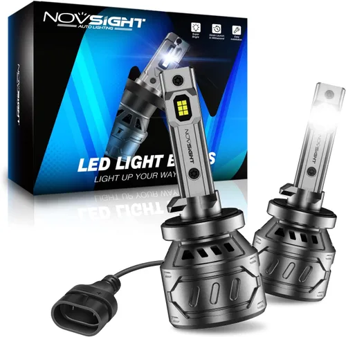 Miniatura 12 de NOVSIGHT Bombillas H4/HB2/9003 actualizadas, 400% de brillo, bombillas antiniebla H4, instalación rápida HB2/9003, paquete de 2