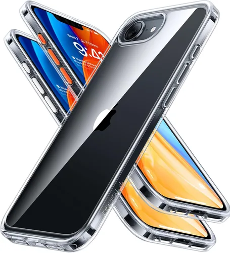 Miniatura 14 de TORRAS Funda a prueba de golpes para iPhone 13/iPhone 14, grado militar, probada en caídas, parte trasera dura protectora delgada para iPhone 13