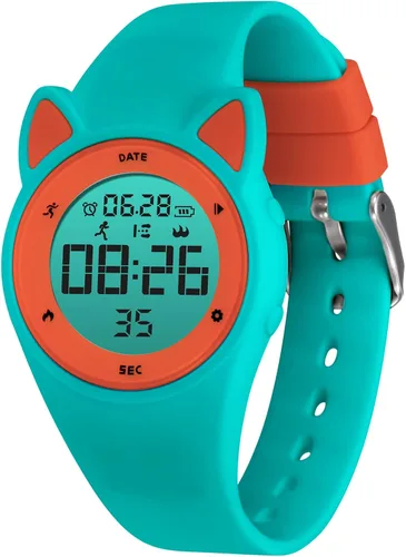 Miniatura 32 de Relojes para niños y niñas, reloj deportivo digital con contador de pasos, podómetro, alarma de vibración, sin aplicación, impermeable, rastreador