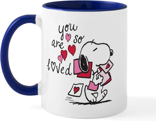 Miniatura 12 de CafePress Springtime Snoopy - Taza de café de cerámica, taza de té, 11 onzas