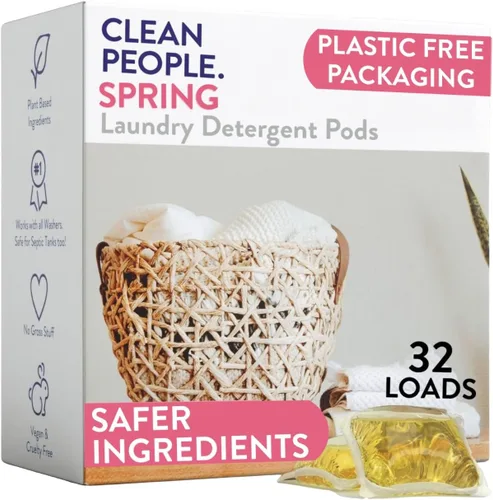 Miniatura 23 de The Clean People Cápsulas de detergente para ropa - Envase reciclable, hipoalergénico, lucha contra las manchas - Jabón de ropa ultraconcentrado