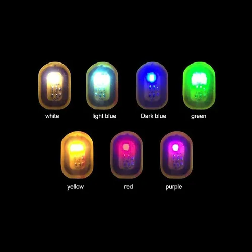 Miniatura 3 de NFC - Adhesivos para uñas, 7 unidades de calcomanías LED brillantes, material ABS, estilo moderno, color amarillo