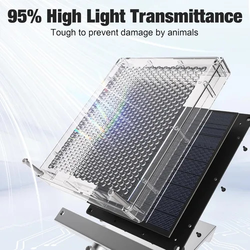 Miniatura 3 de Cargador de batería de panel solar de 12 V para alimentador de ciervos, panel solar impermeable de 1.7 W con soporte de montaje y clips de cocodrilo