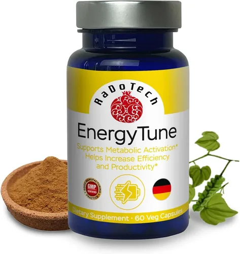 EnergyTune, suplementos energéticos, aumenta la absorción de nutrientes y promueve la salud general y el apoyo inmunológico, sin OMG, sin gluten,