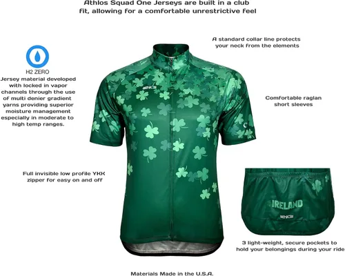 Miniatura 5 de athlos - Camiseta de ciclismo Squad One para hombre