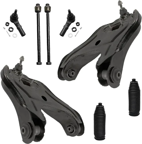 Miniatura 101 de Detroit Axle - Kit de brazos de control de extremo delantero de 8 piezas para Dodge Dakota 00-04, Durango 00-03, 4 brazos de control superior e