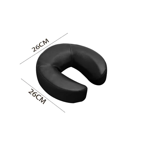 Miniatura 6 de Cojín universal para masaje, reposacabezas y cuello, para sillas de masaje, cama de spa (negro)