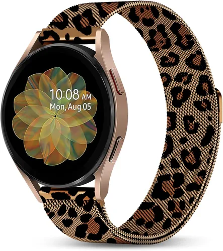 Miniatura 12 de JKD Banda Magnética de Metal Compatible con Samsung Galaxy Watch 7 Banda, Galaxy Watch 6 5 4 FE 40mm 44mm/5 Pro 45mm/Watch 6 4 Classic/Active 2