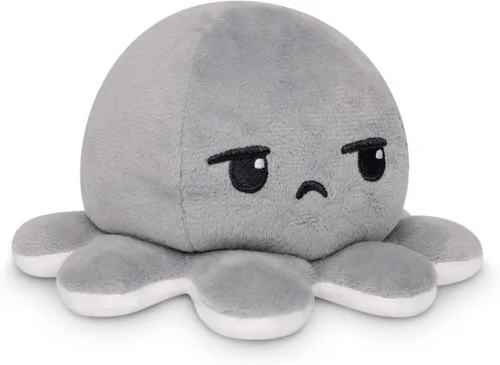 Miniatura 17 de TeeTurtle - El Peluche de Pulpo Reversible Original - Azul Claro + Azul Oscuro - Lindos Animales de Peluche Sensoriales Fidget Que Muestran Tu
