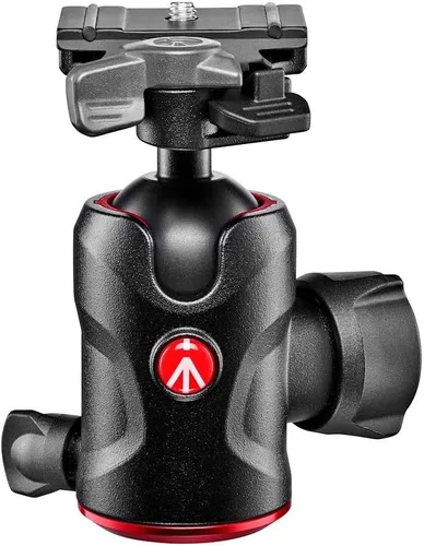 Miniatura 9 de Manfrotto Cabezal de bola central 490, para trípodes de cámara, cabezal de bola fluida para trípodes ergonómicos y funcionales, estabilizador