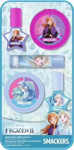 Miniatura 6 de Lip Smacker Princess Glam Bag - Juego de maquillaje, bálsamo labial, brillo labial, esmalte de uñas, loción Colección Princess Glam