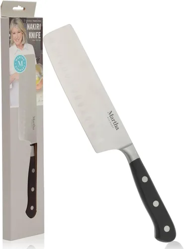 Miniatura 6 de Martha Stewart Carverton Juego de 15 cuchillos de cocina de acero inoxidable de alto carbono con mango forjado de ABS triple remache y bloque