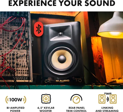 Miniatura 5 de Rane Cuatro controladores de DJ y M-AUDIO Cuarenta y sesenta pares de monitores de estudio para grabación de estudio, producción de música