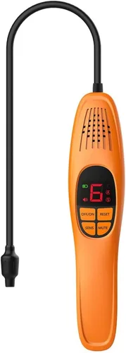 Elitech Detector de fugas de refrigerante, detector de fugas de freón, freón Sniffer Detector de fugas de gas halógeno automotriz para R134A R410A
