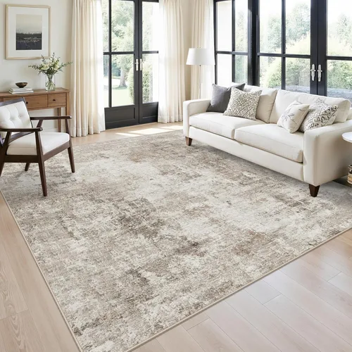 Miniatura 71 de Alfombra antideslizante lavable de 2 x 3 pies - Alfombra suave de pelo bajo para cocina, entrada y dormitorio - Tapete moderno para puerta