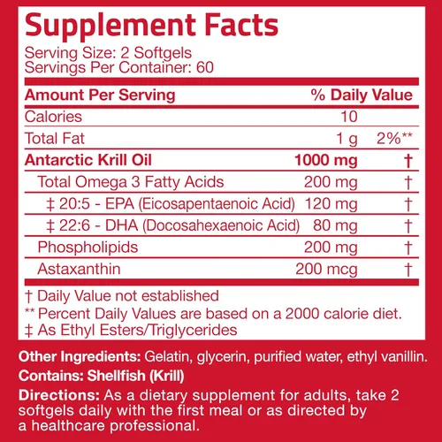 Miniatura 8 de Suplemento Antarctic Krill Oil de 0.035 onzas, de Bronson , No Model, 1