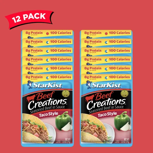 Miniatura 119 de StarKist Chicken Creations BOLD - Bolsa estilo búfalo (5 onzas, 12 unidades) Carne blanca totalmente cocida con alto contenido de proteínas, sin