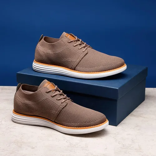 Miniatura 9 de Bruno Marc Zapatillas de malla para hombre Oxfords ligeras