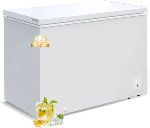 Miniatura 12 de Congelador de pecho de 11 pies cúbicos, congelador grande de puerta abierta superior con 8 termostatos ajustables (-11.2°F a 10.4°F), congelador