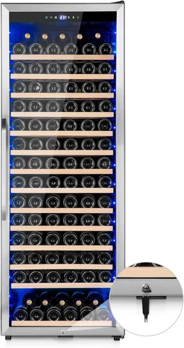 Miniatura 15 de 35.42" W Commercial Under Counter Beverage Refrigerator, 2 Glass Door Back Bar Cooler, Built-in/Freestanding 7.4Cuft Drink Fridge with LED Light
