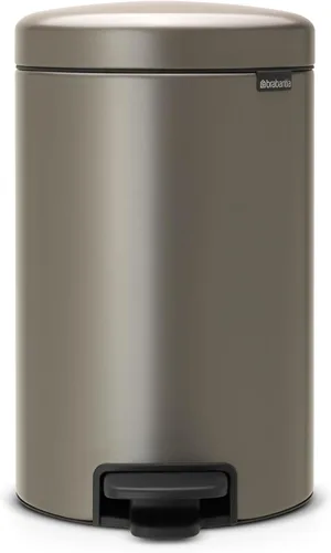 Miniatura 23 de Brabantia NewIcon - Cubo de basura con pedal de cierre suave para cocina, con cubo extraíble, 3.2 galones, azul soñado Azul (Dreamy Blue)