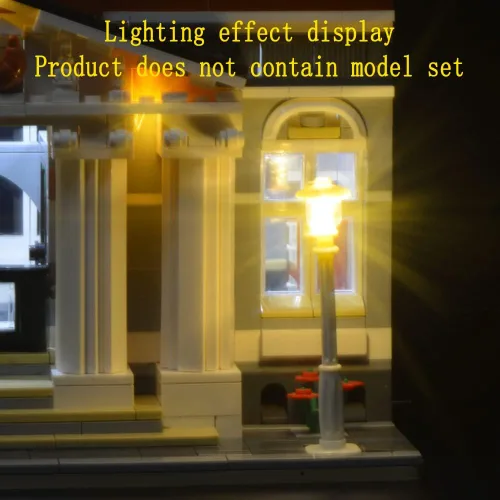 Miniatura 7 de GEAMENT Kit de luces LED compatible con Lego Town Hall - para Creator 10224 (juego de modelos no incluido)