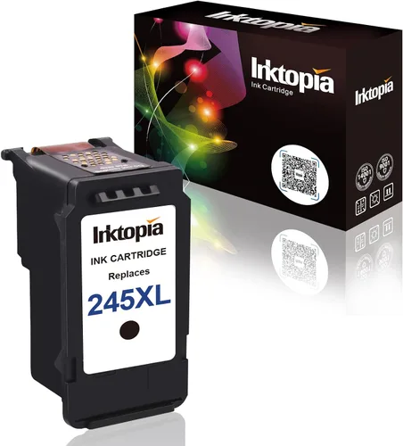 Inktopia Cartucho de tinta de repuesto compatible para Canon PG 245XL 245 XL PG-243 (solo negro) utilizado en impresoras Canon PIXMA MX492 MX490
