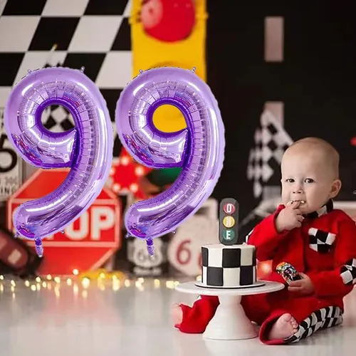 Miniatura 4 de Globo de aluminio de 40 pulgadas con el número 29, globo gigante gigante número 29 para decoración de fiesta de cumpleaños de 29, boda, aniversario