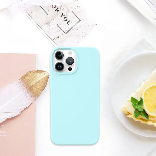 Miniatura 371 de GUAGUA Funda compatible con iPhone 17 Pro Max de 6.9 pulgadas, silicona líquida, goma de gel suave, delgada, forro de microfibra delgada