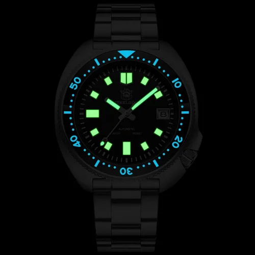 Miniatura 3 de Steeldive - Reloj automático para hombre 1970 SD1970 Reloj de pulsera NH35 Movimiento 200M Relojes de buceo