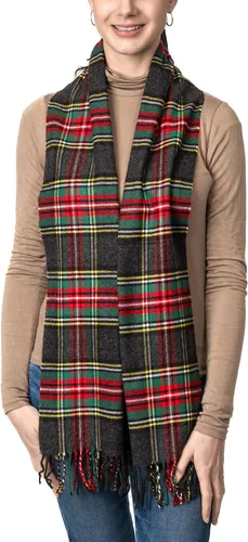 Miniatura 120 de Bufanda de invierno Achillea suave y cálida, de tartán, a cuadros, de cachemira, unisex