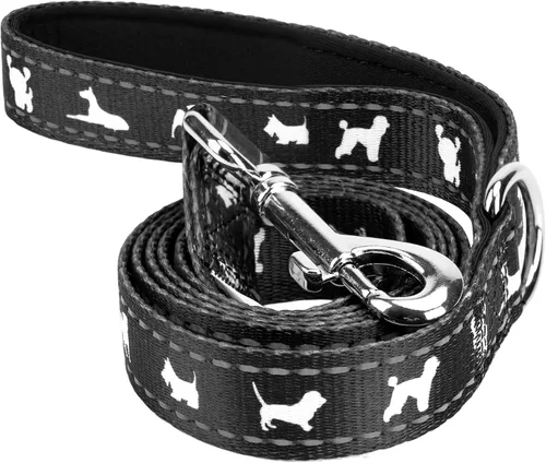 Miniatura 25 de EcoBark Correa para perro – Correas de entrenamiento cómodas suaves y reflectantes con mango acolchado – Fuerte y duradera resistente – Verde