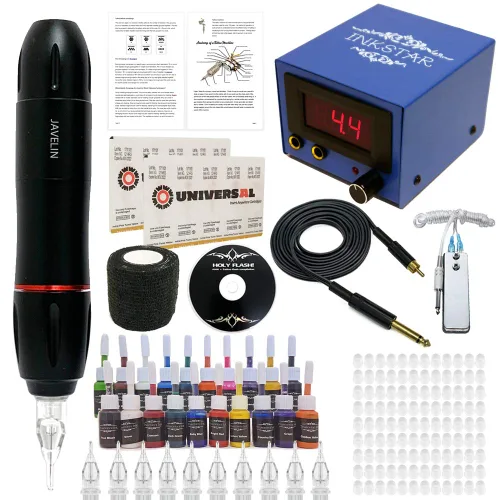 Miniatura 5 de Javelin - Kit de bolígrafos de tatuaje (X Kit + Radiant 7 colores)