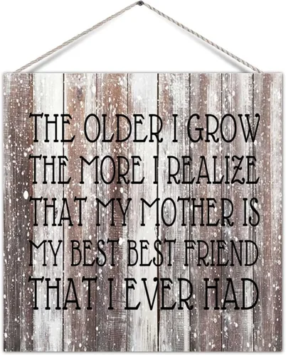 Miniatura 2 de Decorative Wooden Pallet Sign Plaque Funny Saying Nothing Is Really Lost until Your Mom Can't Find It Rustic Wood Door Hanger Sign Home Sign Country