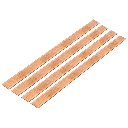 Miniatura 38 de MECCANIXITY 1 barra plana de cobre de 12 x 1 pulgada, barra de cobre de 1/4 pulgadas de grosor para proyectos arquitectónicos de sistemas de puesta