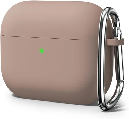 Miniatura 31 de Oakxco Funda de silicona para Airpods 3, bonita funda rígida femenina para Airpods de 3ª generación con llavero, gel de goma colorido suave de TPU
