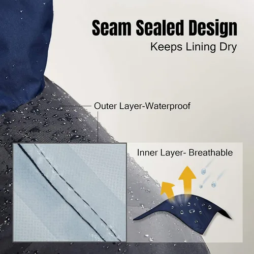 Miniatura 3 de Rodeel Chaqueta rompevientos ligera para hombre, resistente al agua, con capucha para exteriores