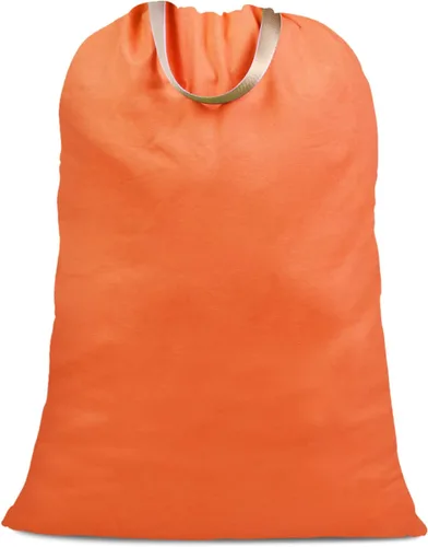 Miniatura 10 de Bolsa de lona de algodón con asas y correas de cordón, bolsas de lavandería extra grandes resistentes para lavandería y hogar, bolsa de ropa sucia