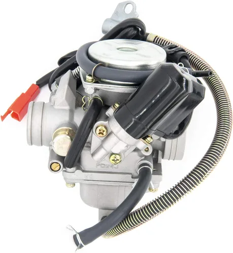 Miniatura 5 de GY6 (150cc) Carburador para motores de 150cc 125cc 152QMJ 157QMJ de 4 tiempos, con estrangulador eléctrico para motocicleta y scooter - Carburador