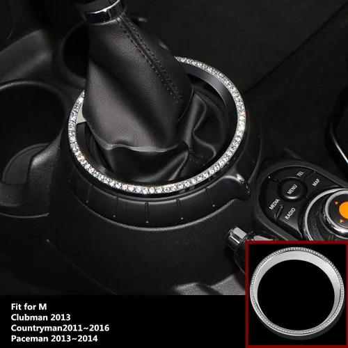 Miniatura 19 de Accesorios interiores brillantes para Mini Cooper F54 F55 F56 F60 con diamantes de imitación de cristal de modificación de moda